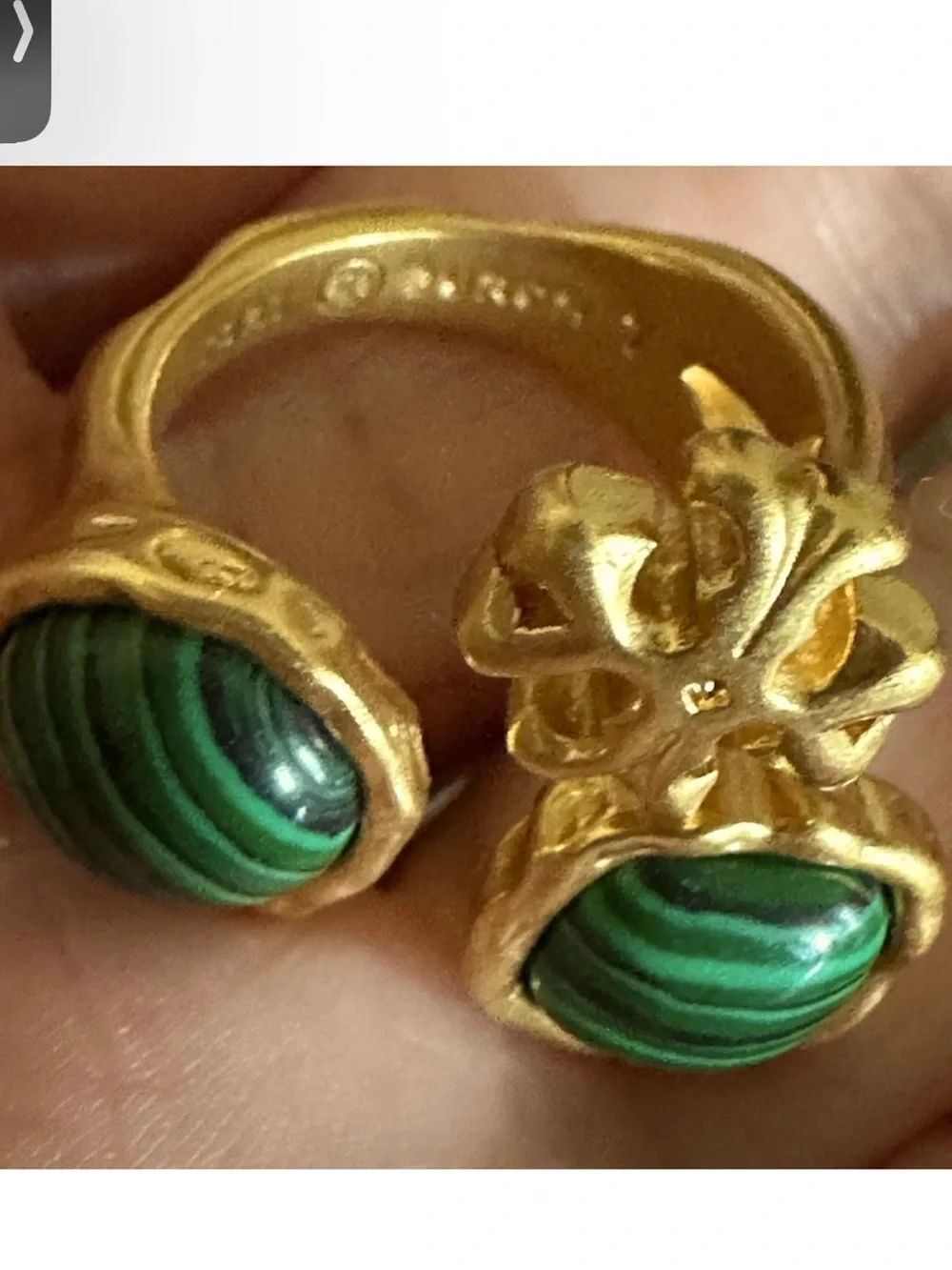 TORY BURCH•Roxanne Statement Ring NEW Size 7